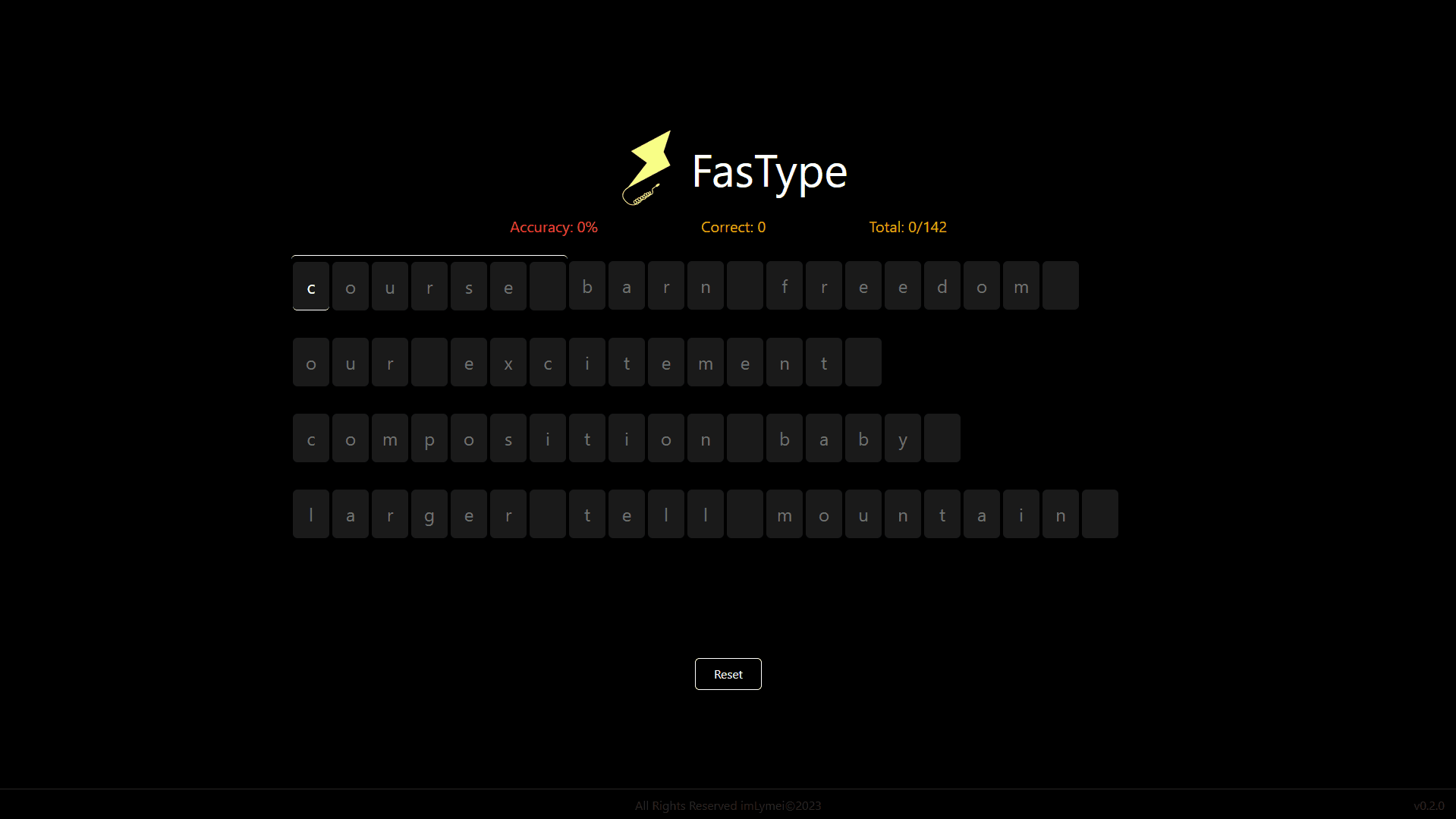 Imagem do Projeto TypeSpeed